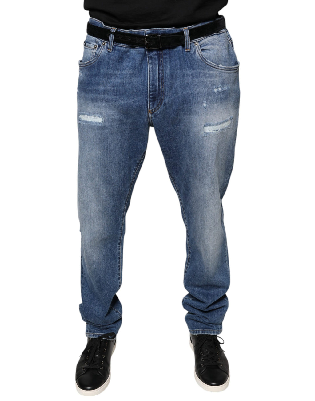Dolce & Gabbana Blue Relaxed Fit Jeans for Men