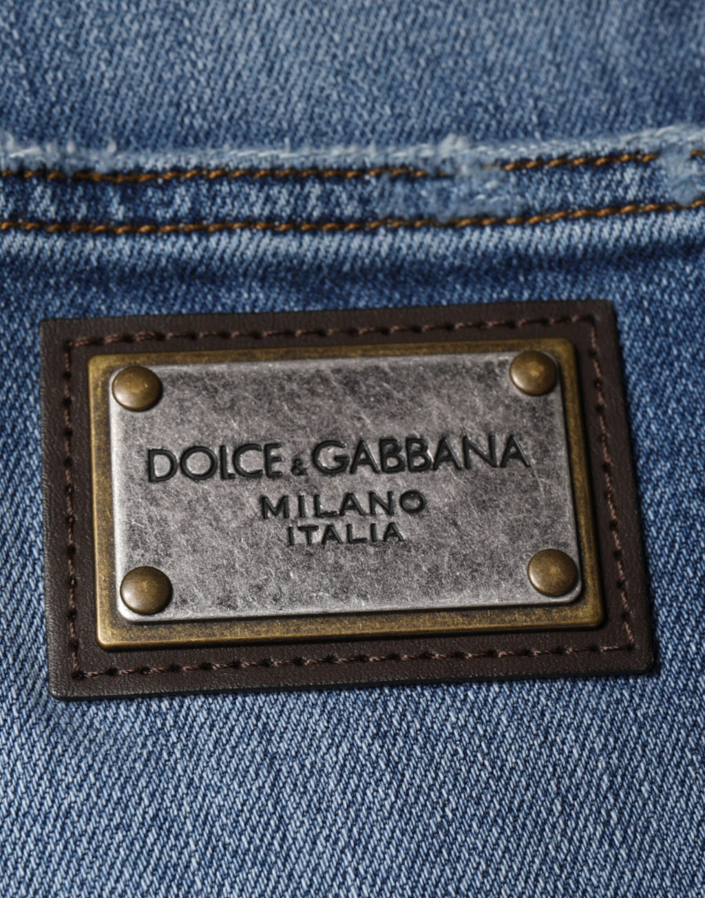 Dolce & Gabbana Blue Relaxed Fit Jeans for Men additional view