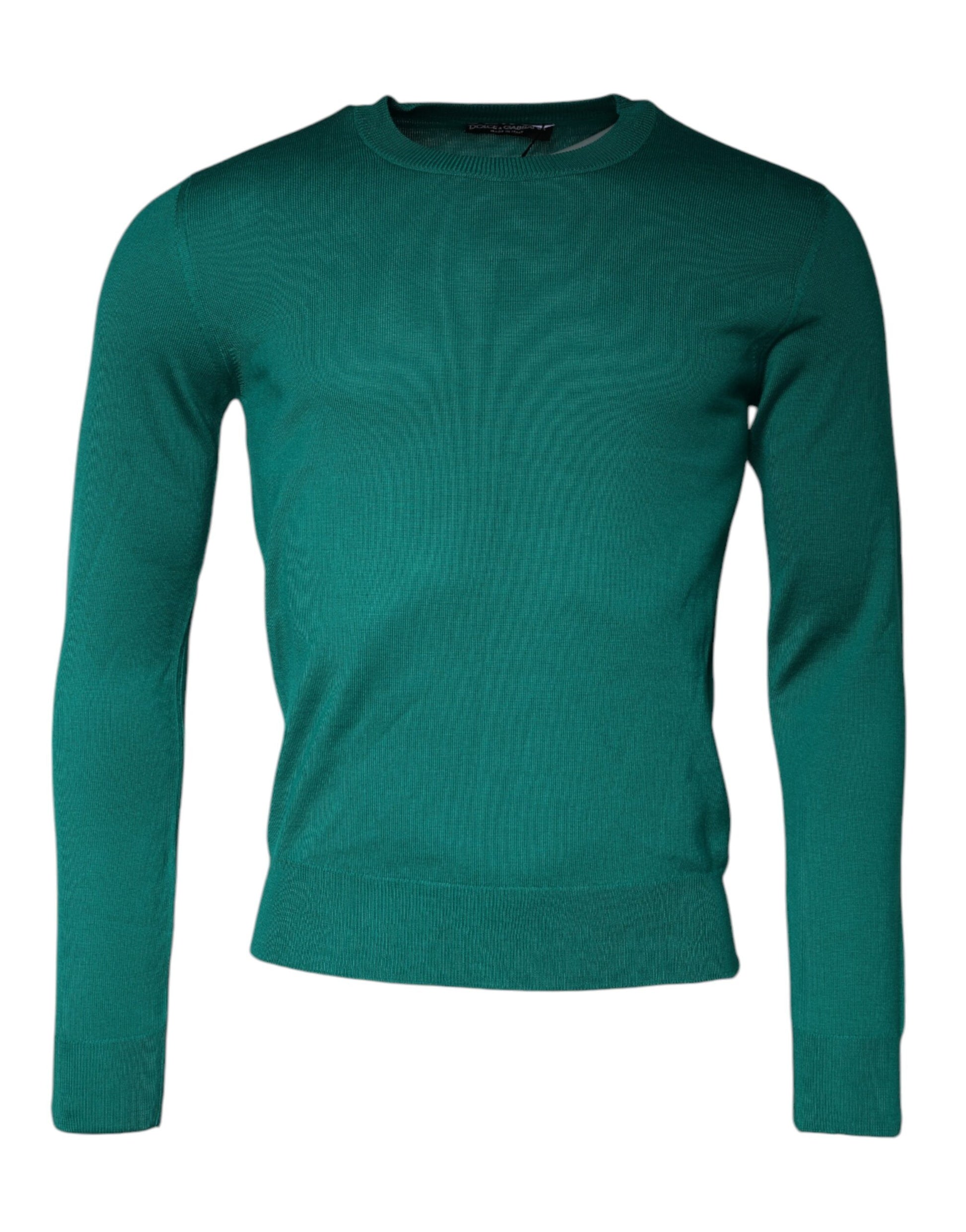 Pull ras du cou Dolce & Gabbana en maille de laine verte