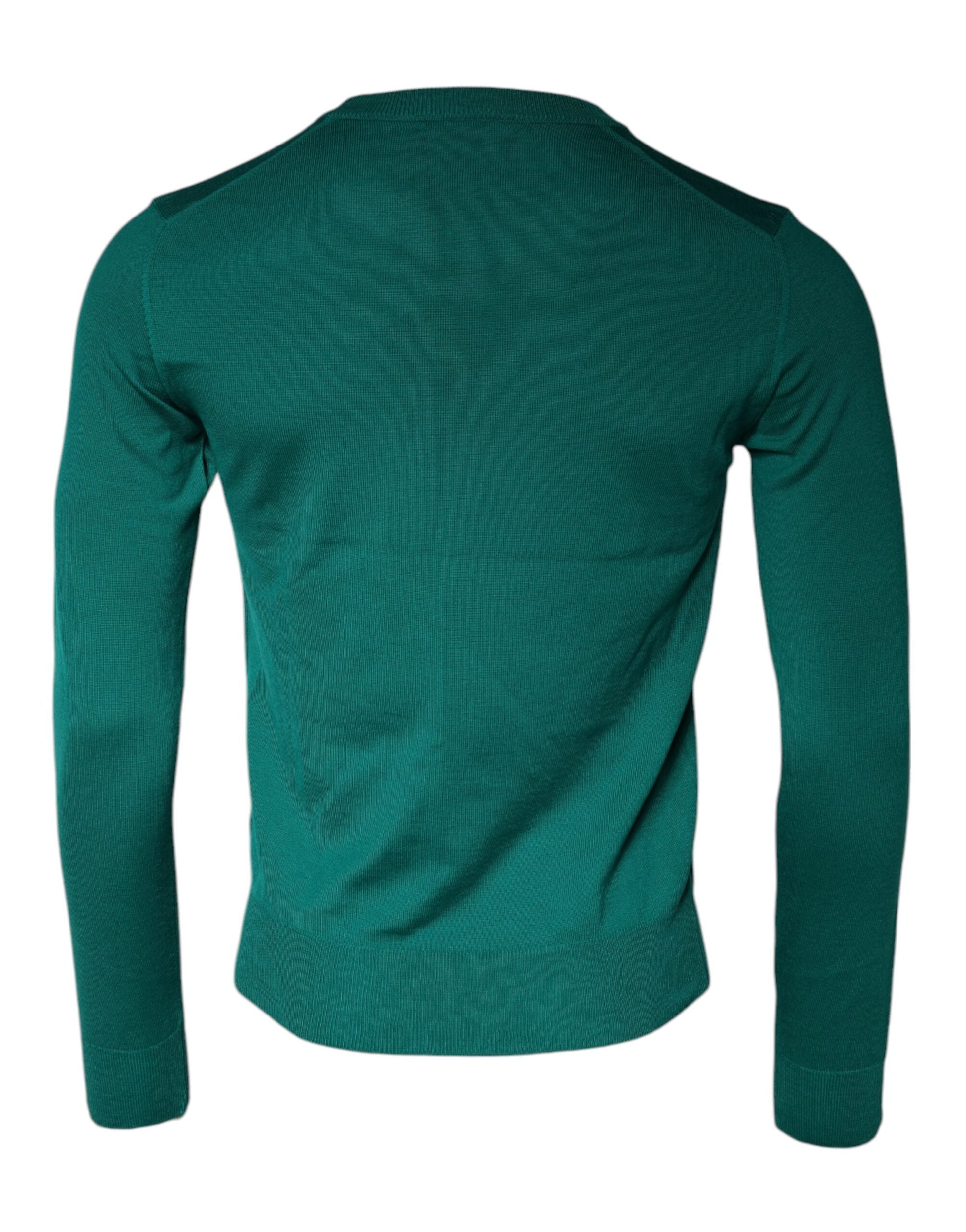 Pull ras du cou Dolce & Gabbana en maille de laine verte
