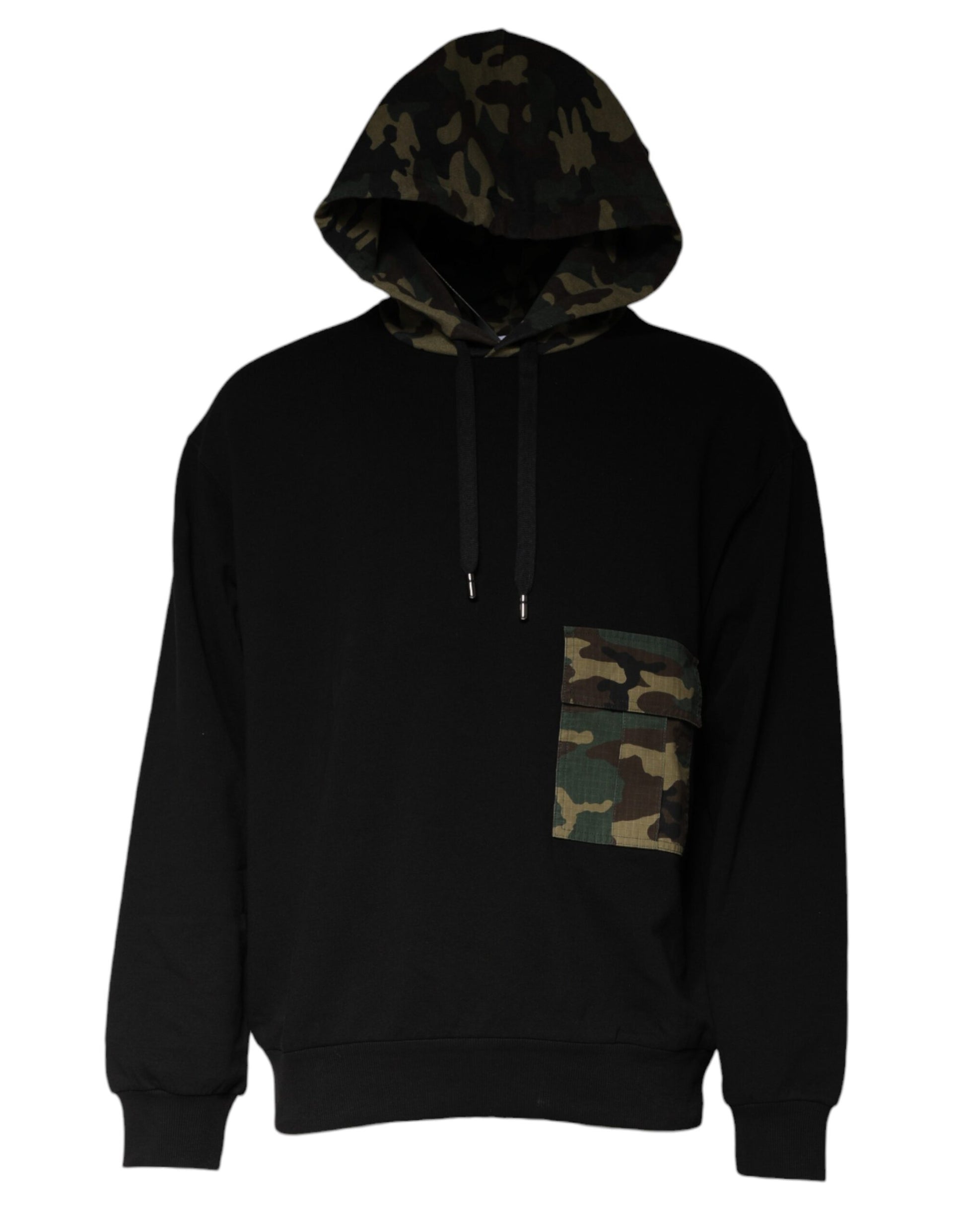 Pull à capuche Dolce & Gabbana camouflage noir