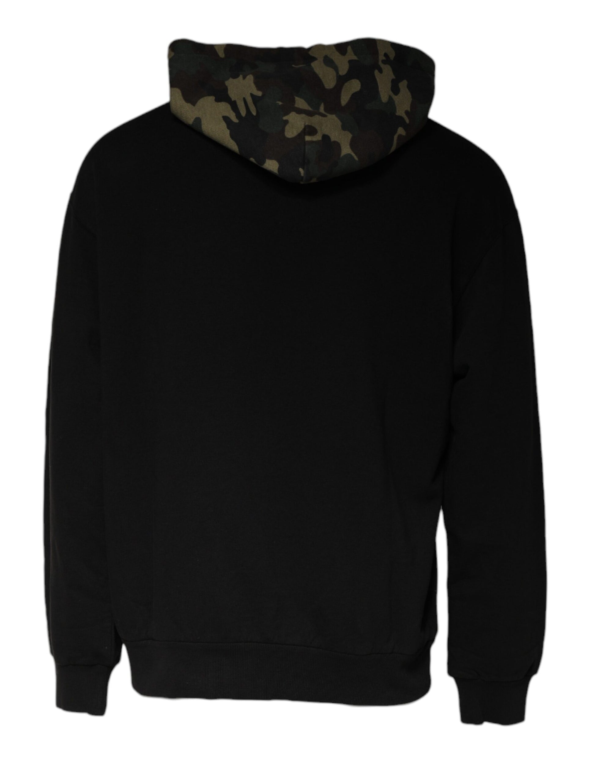 Pull à capuche Dolce & Gabbana camouflage noir