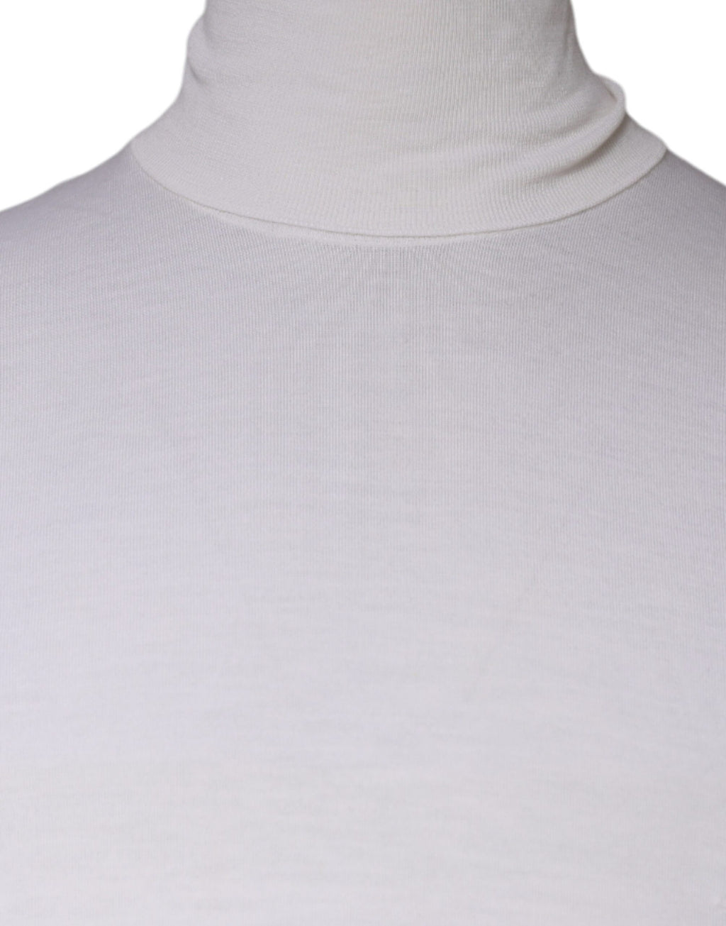 Pull col roulé à manches longues Dolce & Gabbana blanc pour homme