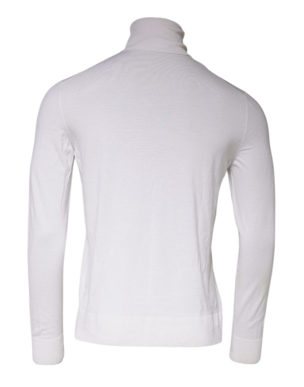 Pull col roulé à manches longues Dolce & Gabbana blanc pour homme