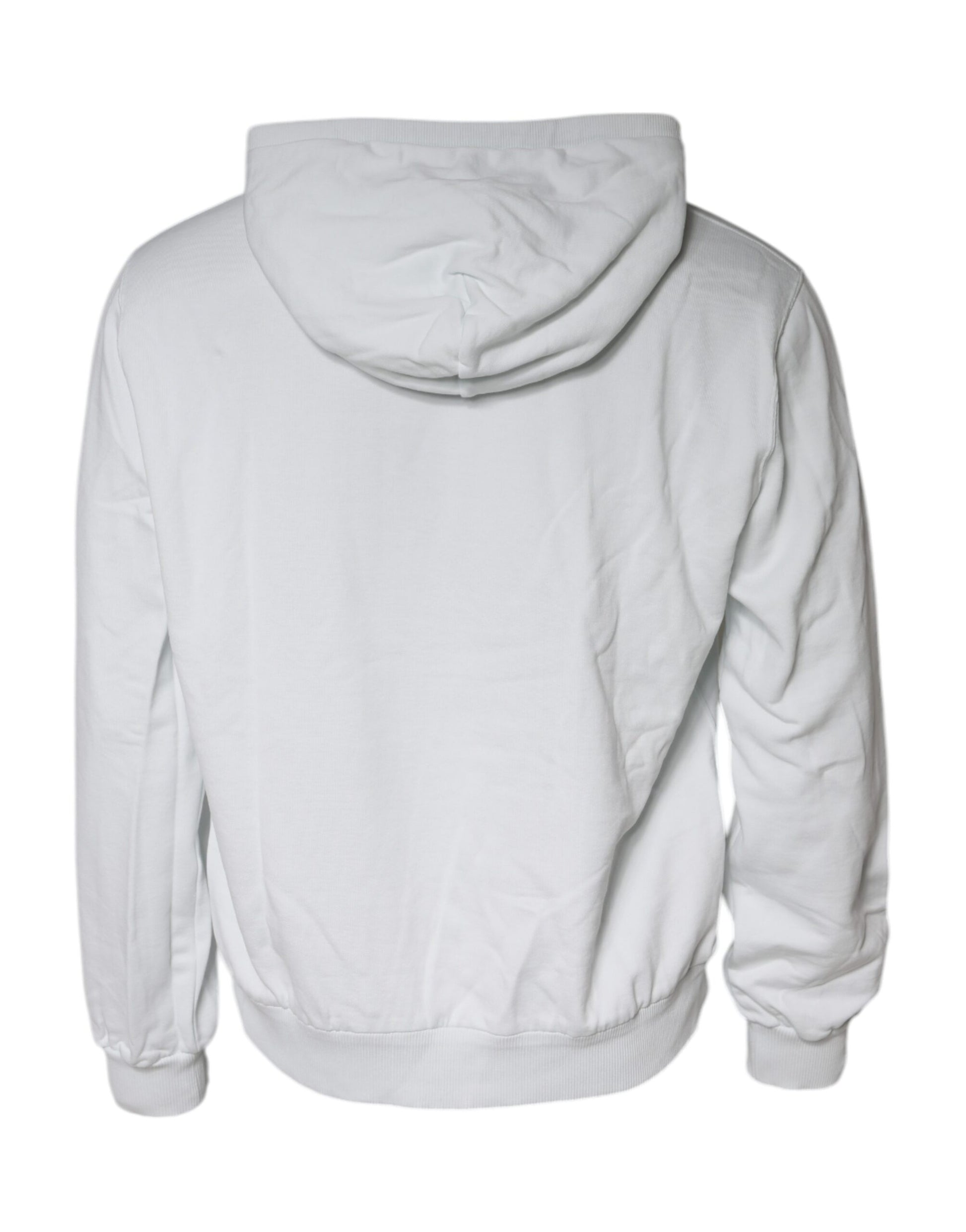 Pull en coton à capuche blanc Dolce & Gabbana Caesar