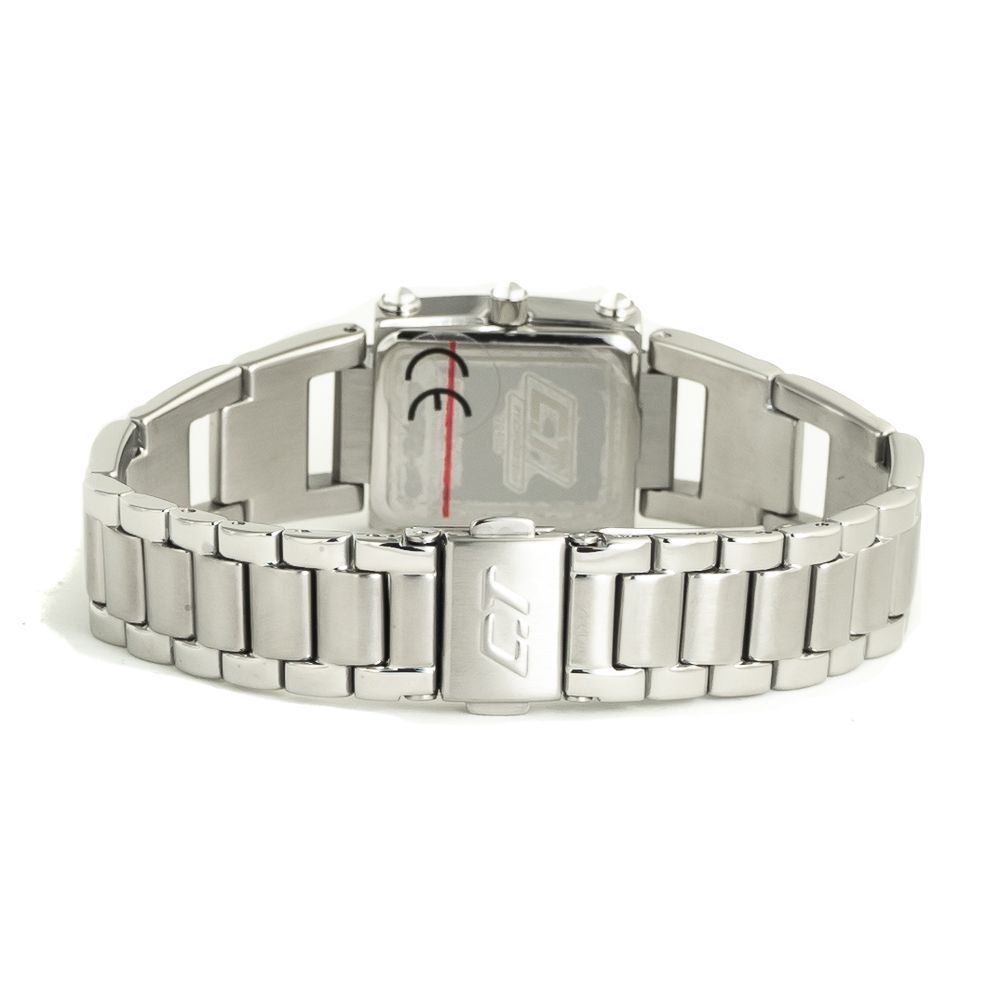 Montre de soirée Chronotech en acier inoxydable argenté