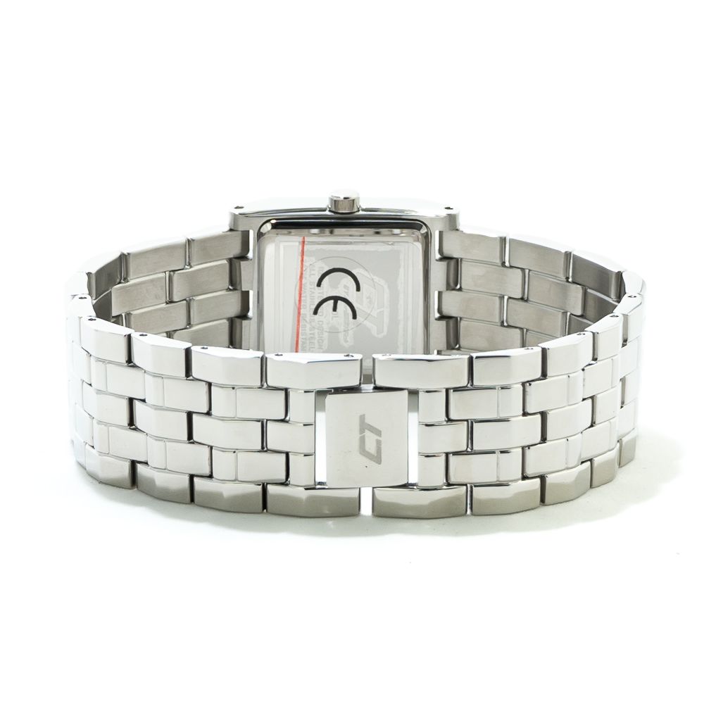 Montre Chronotech en acier inoxydable argenté avec bracelet