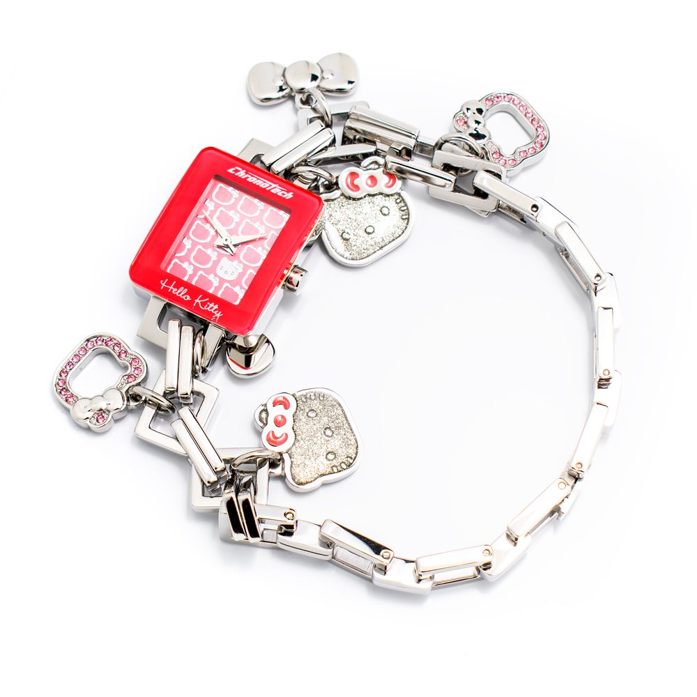 Chronotech Silver Stainless Steel Bracelet Watch