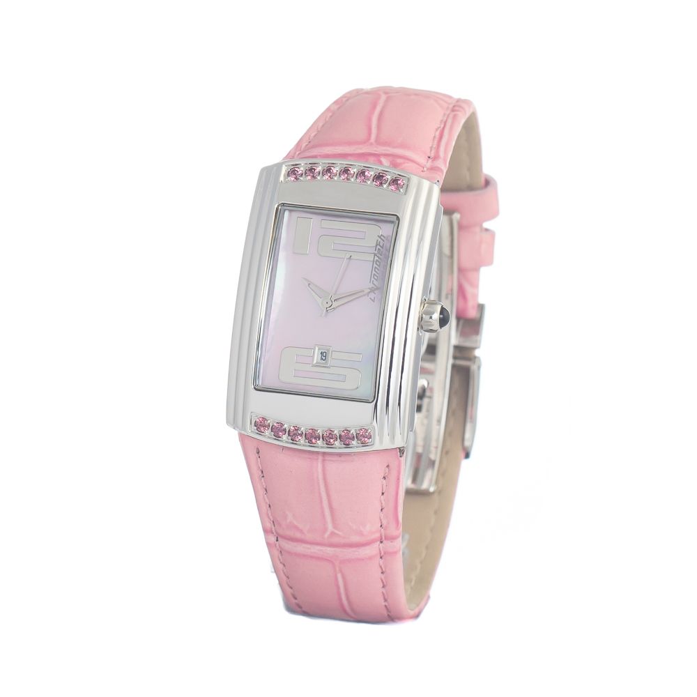 Montre habillée Chronotech en cuir multicolore