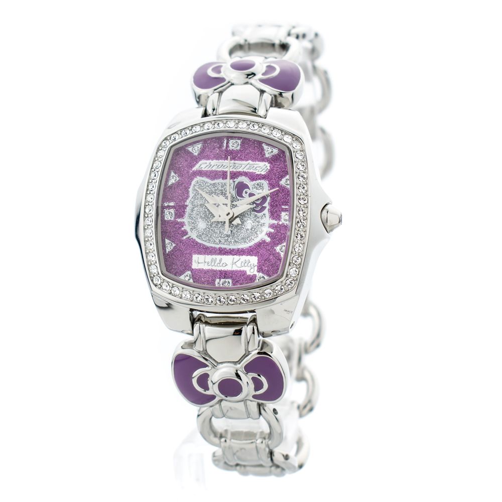 Montre de soirée Chronotech en acier inoxydable argenté