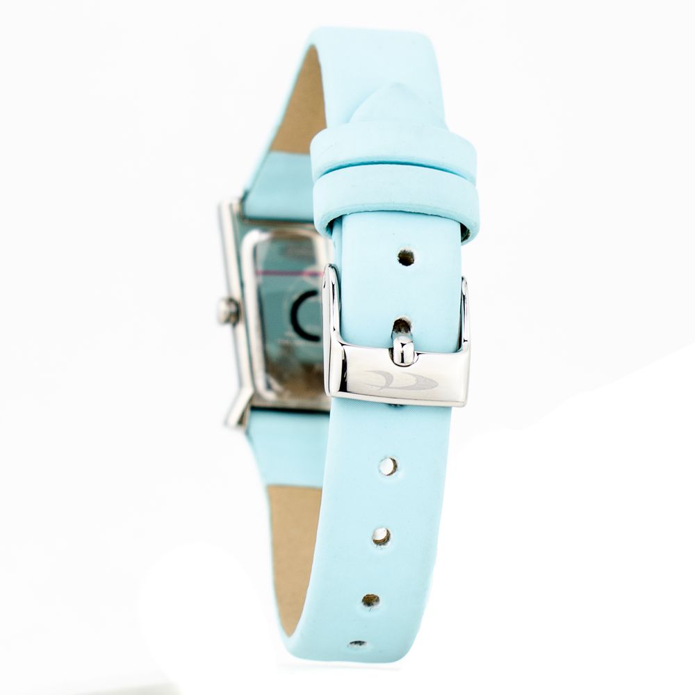 Montre habillée Chronotech en cuir bleu