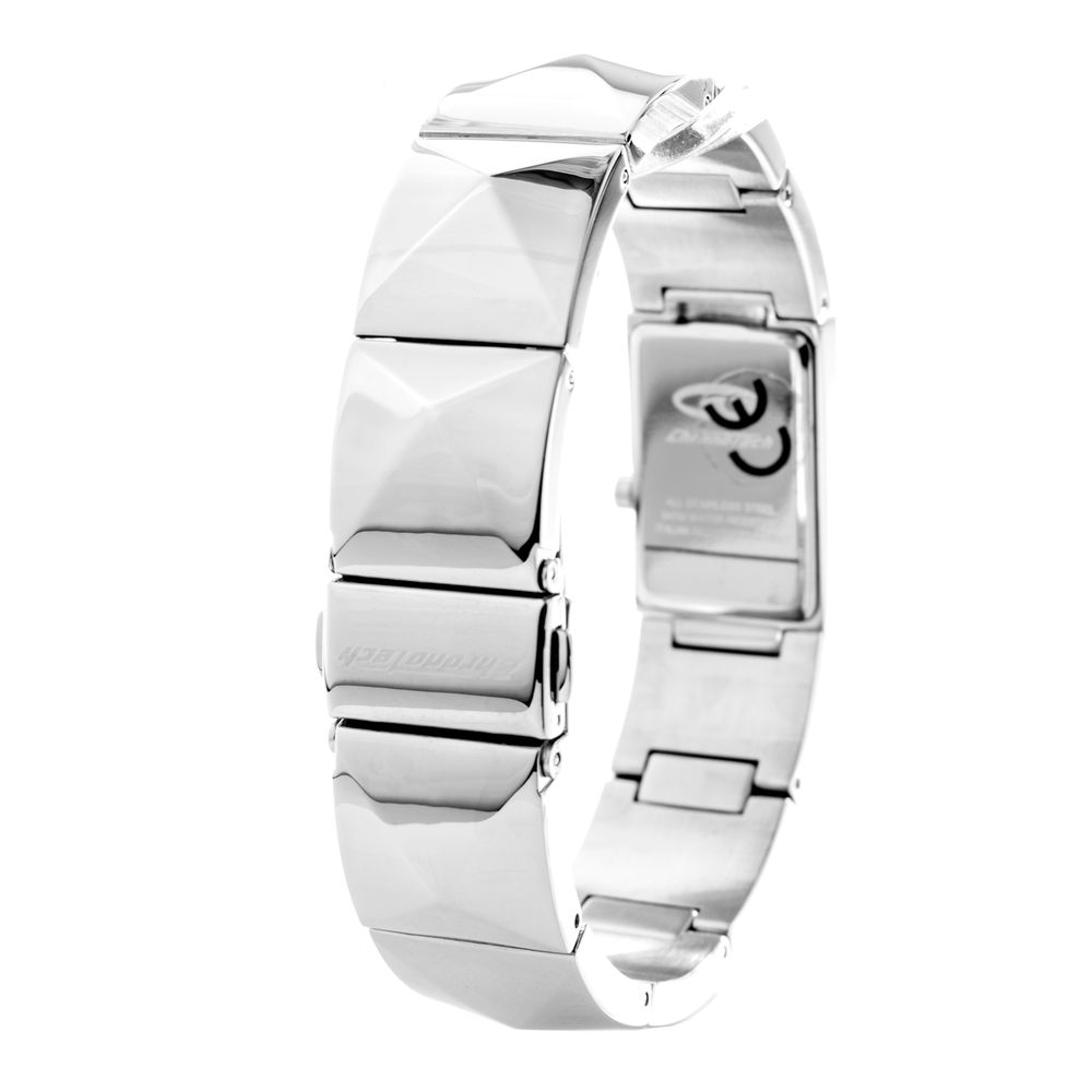 Montre de soirée Chronotech en acier inoxydable argenté