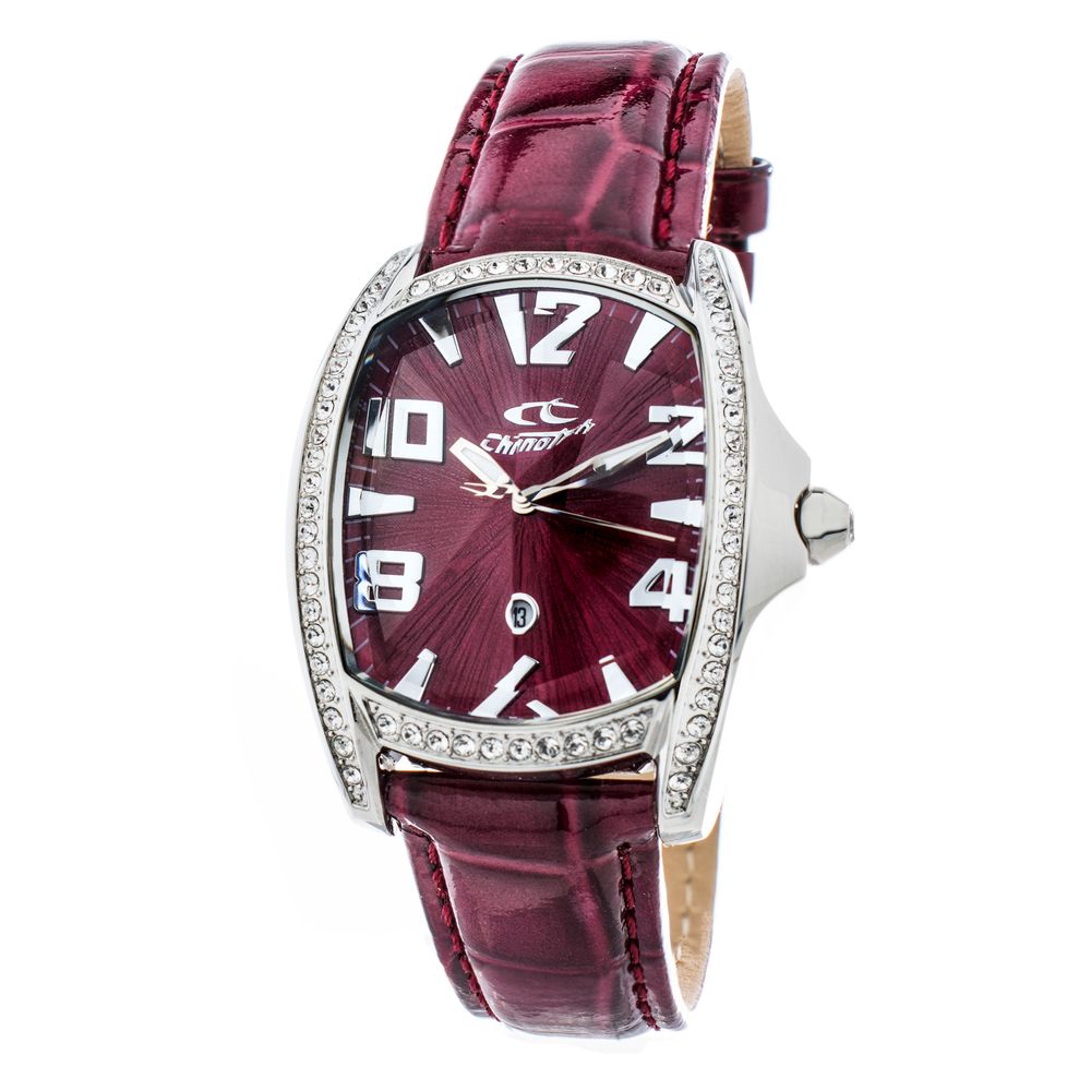 Montre habillée Chronotech en cuir multicolore