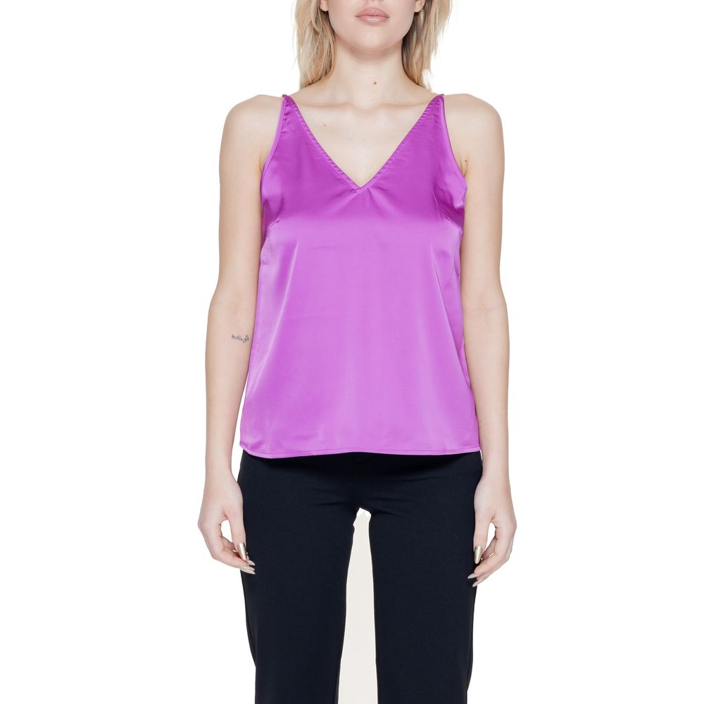Haut en polyester rose Vila Clothes
