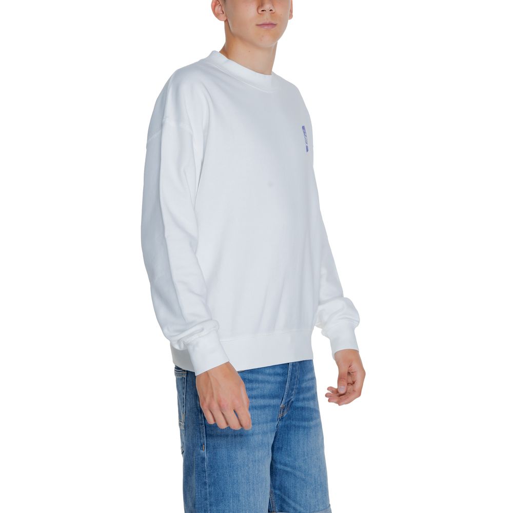 Weißes Replay-Baumwoll-Sweatshirt