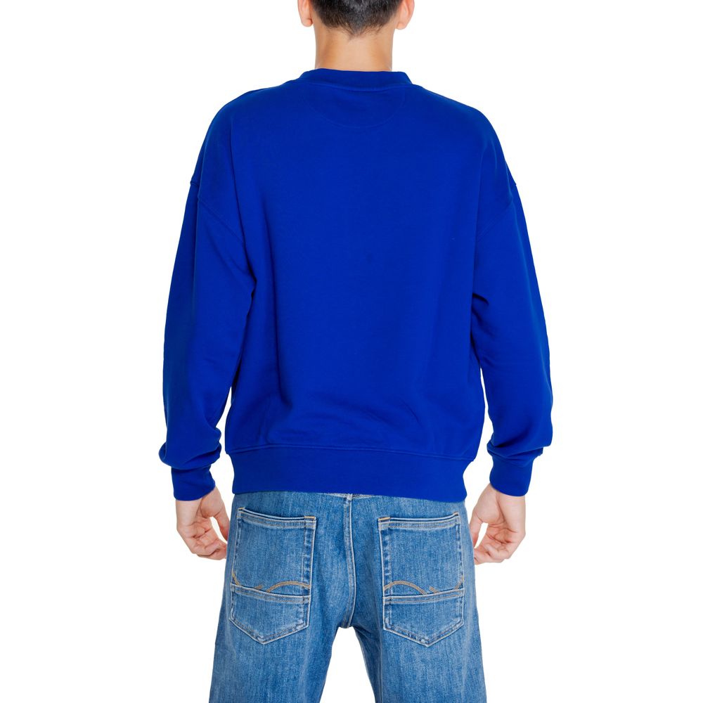 Replay – Blaues Baumwoll-Sweatshirt