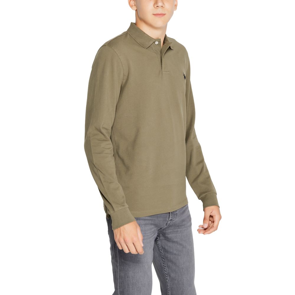 U.S. POLO ASSN. Green T-Shirt side view