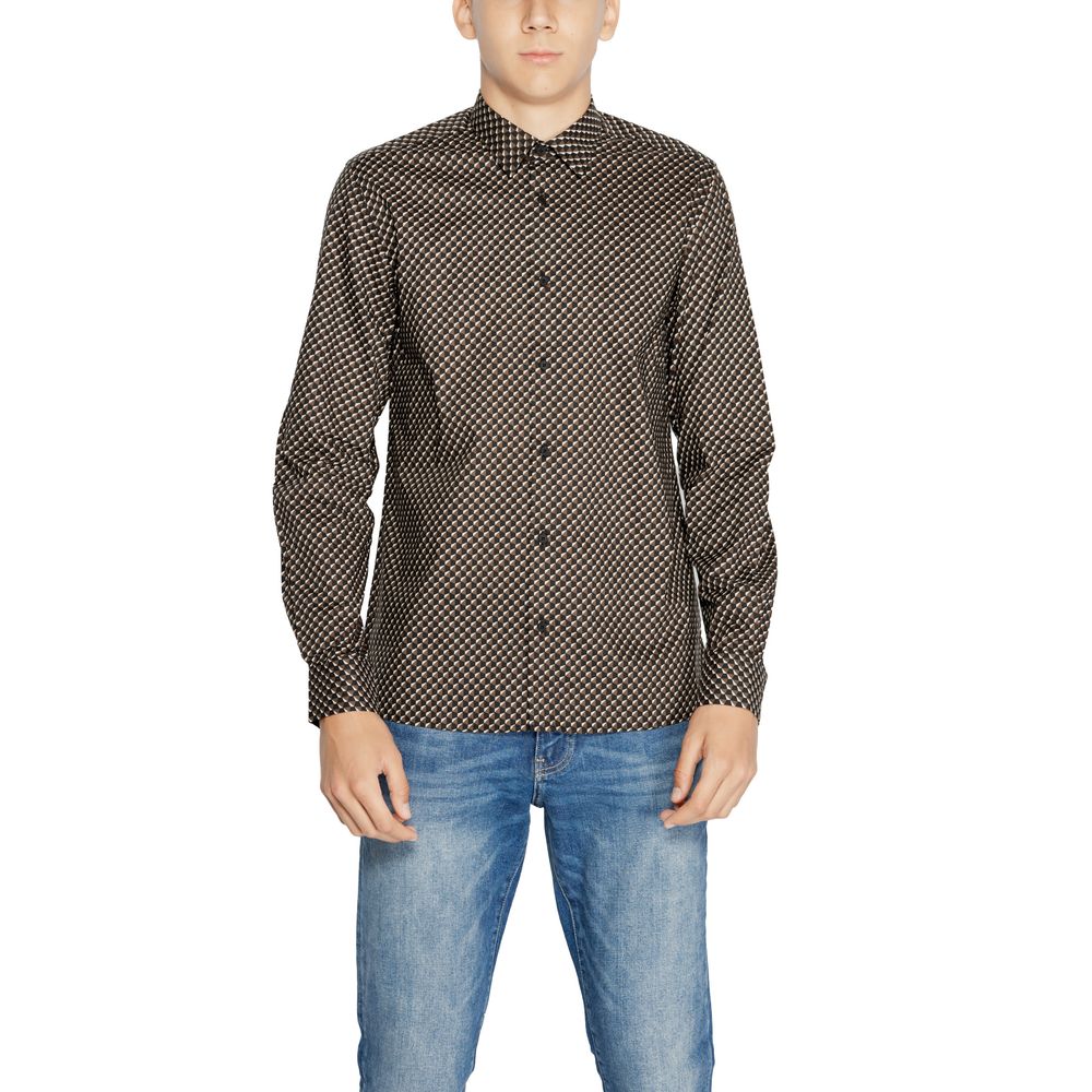 Chemise Antony Morato en coton marron