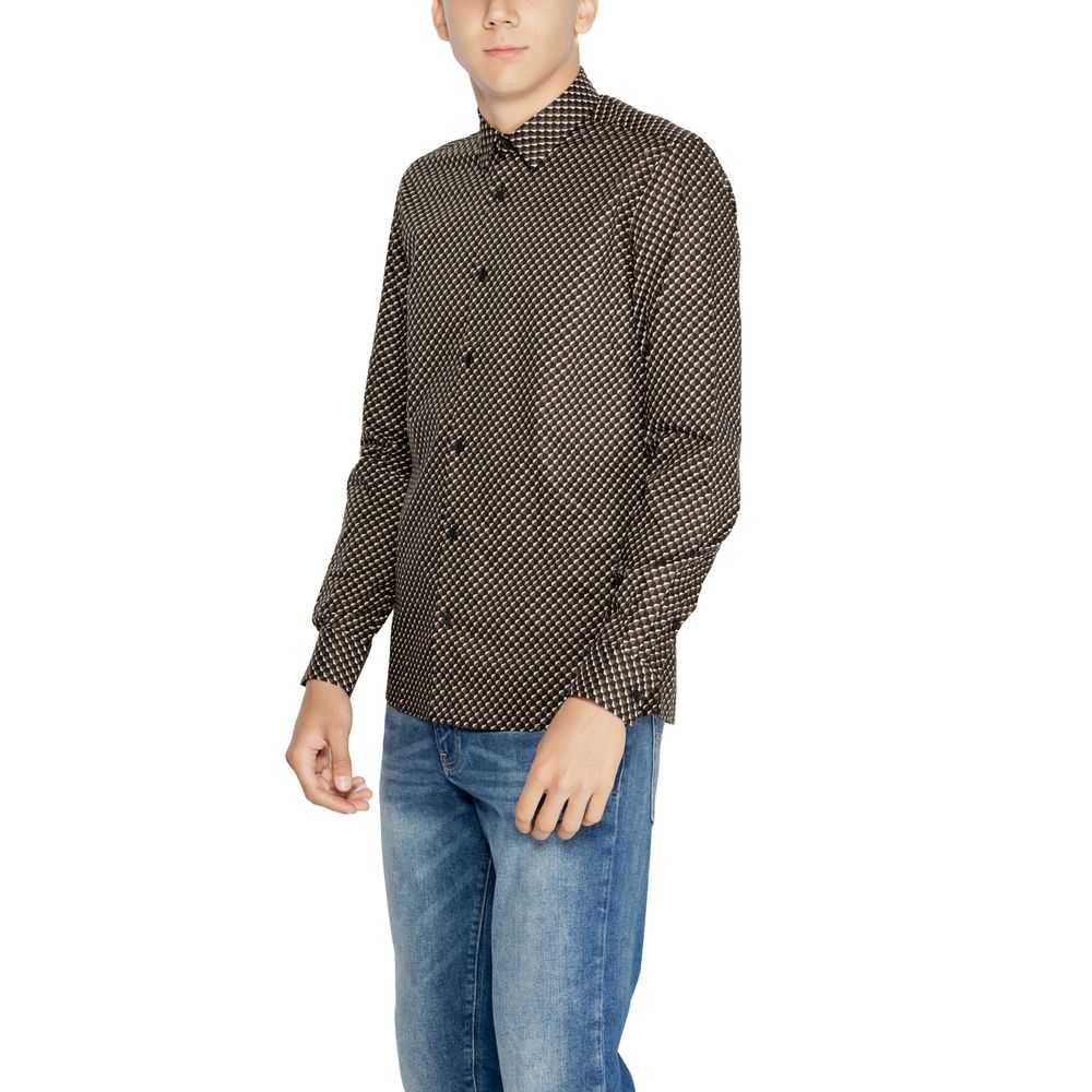 Chemise Antony Morato en coton marron