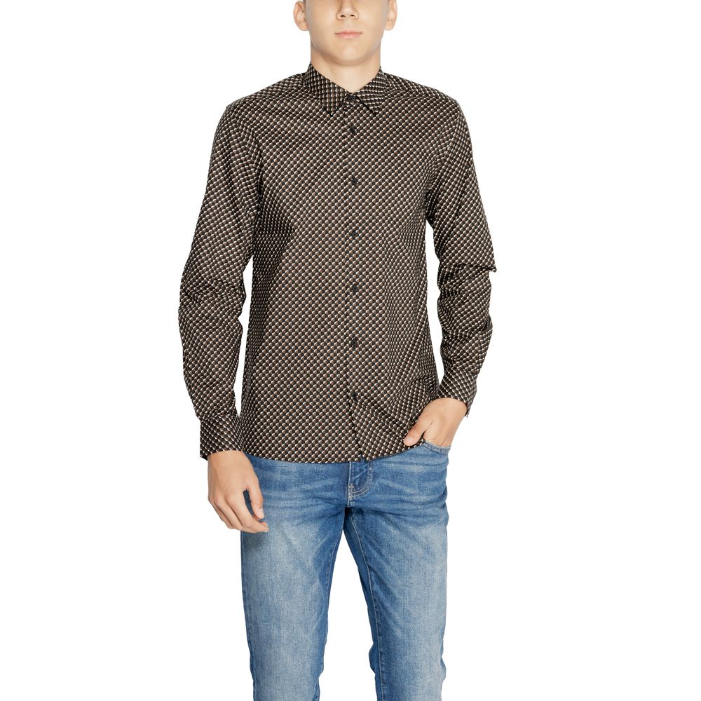 Chemise Antony Morato en coton marron