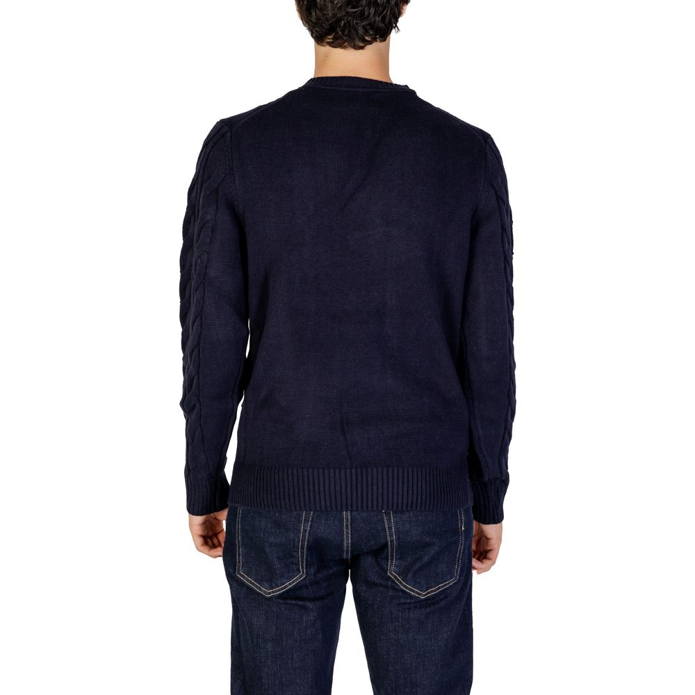 Blauer Marabou-Pullover von Hamaki-Ho