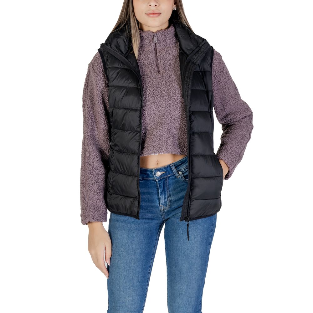 B.Young – Schwarze, ärmellose Nylonjacke