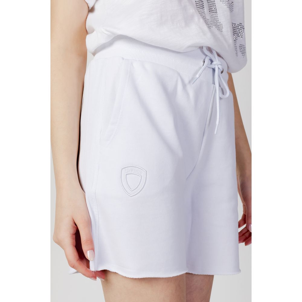 Shorts Blauer en coton blanc