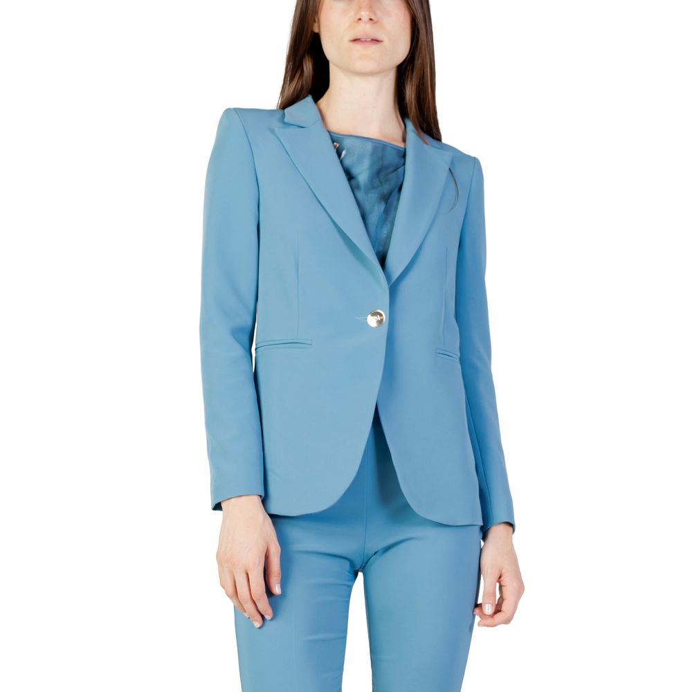 Türkisfarbener Polyester-Blazer von Rinascimento