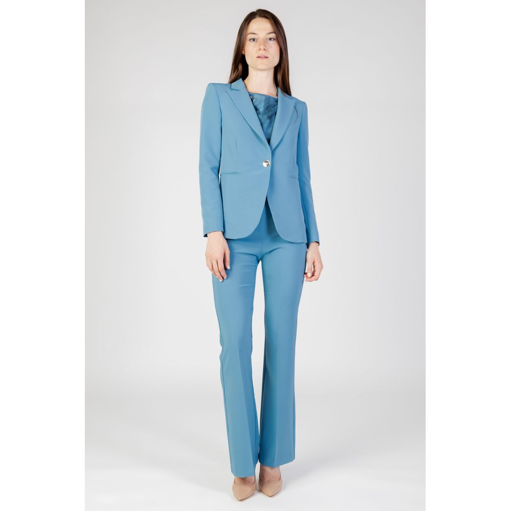 Türkisfarbener Polyester-Blazer von Rinascimento