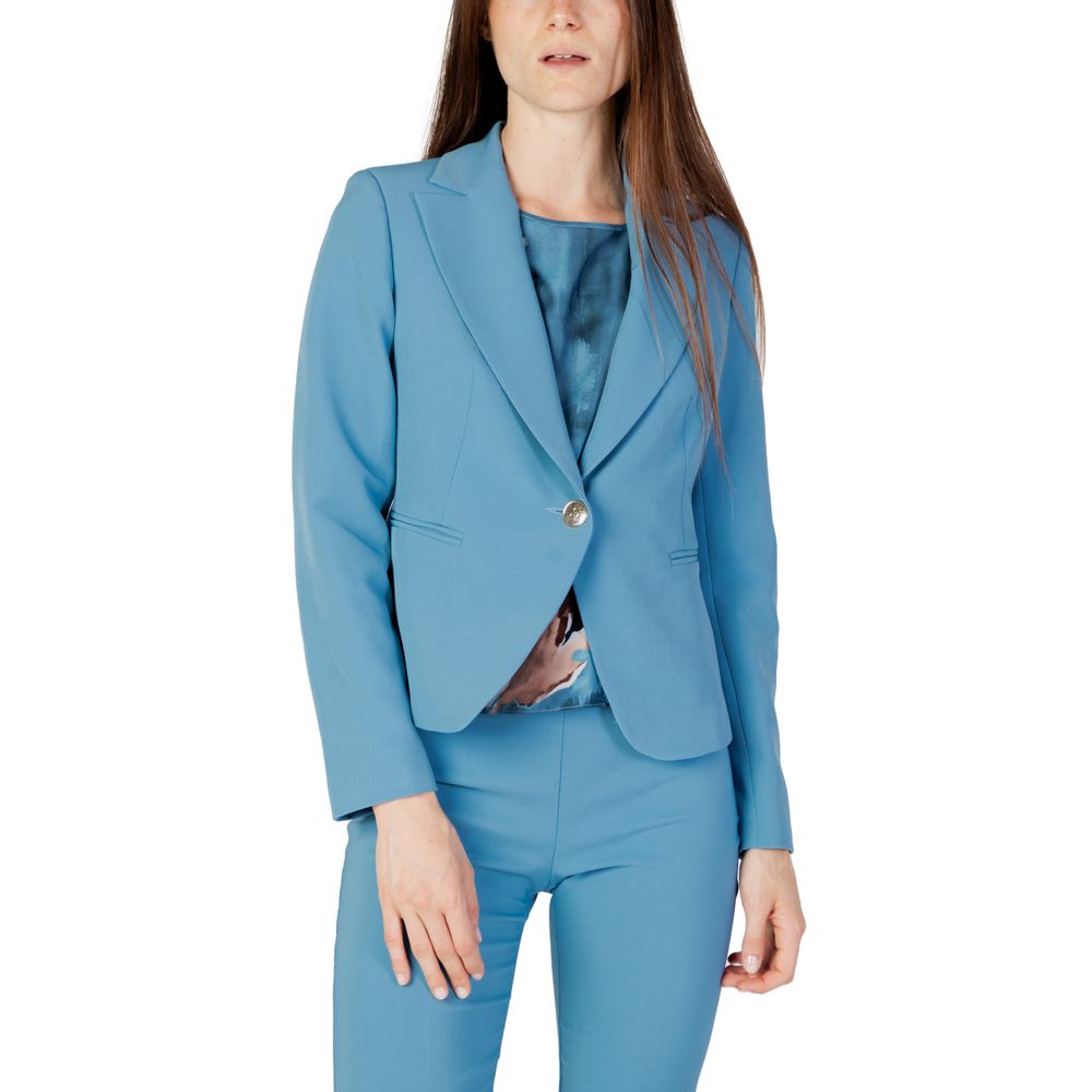 Türkisfarbener Polyester-Blazer von Rinascimento
