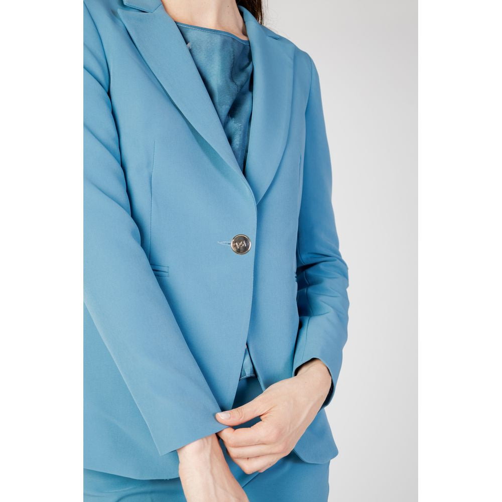 Türkisfarbener Polyester-Blazer von Rinascimento