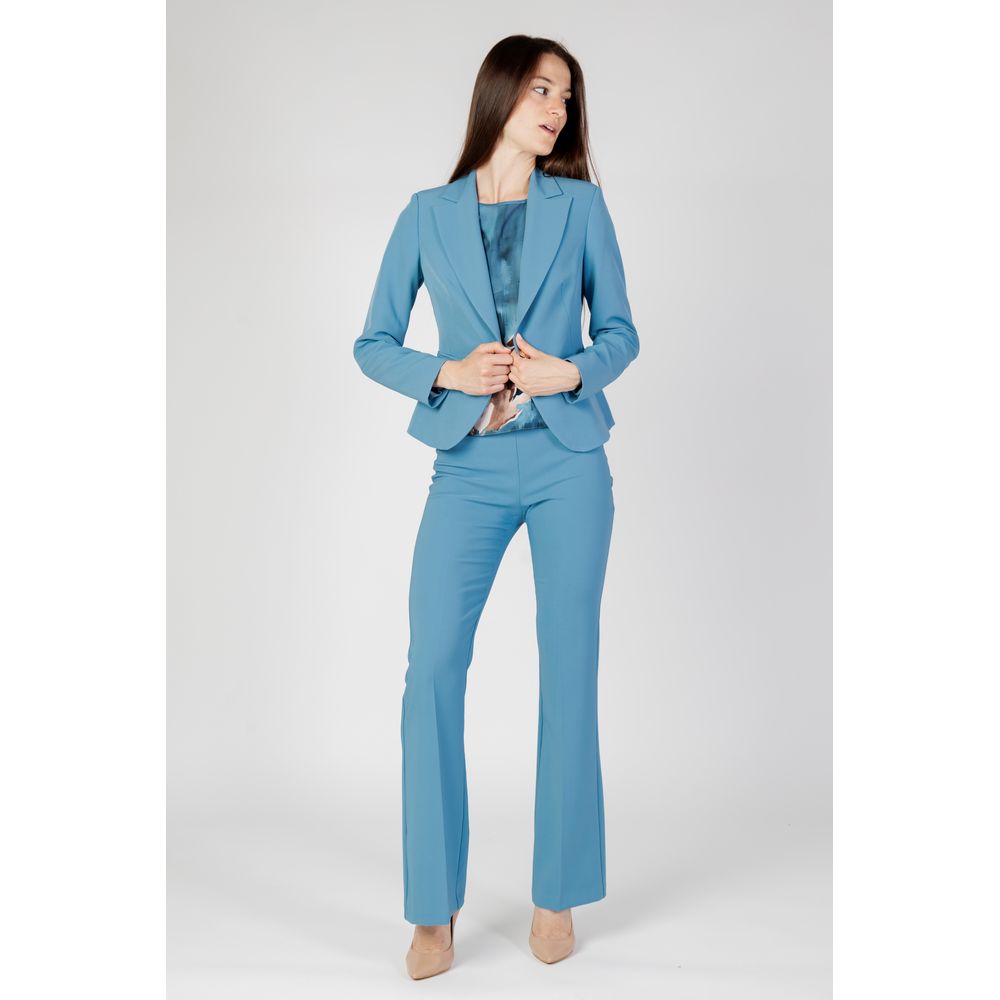 Türkisfarbener Polyester-Blazer von Rinascimento
