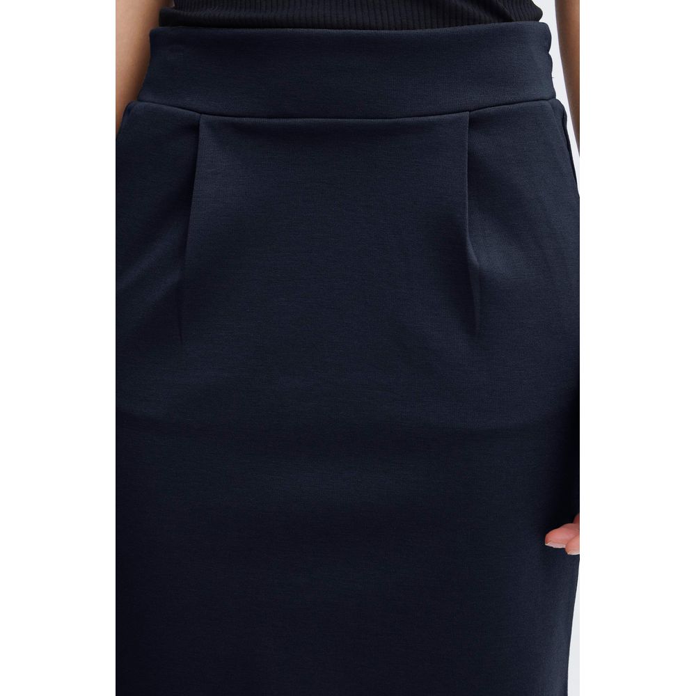 ICHI Blaues Polyester-Mini