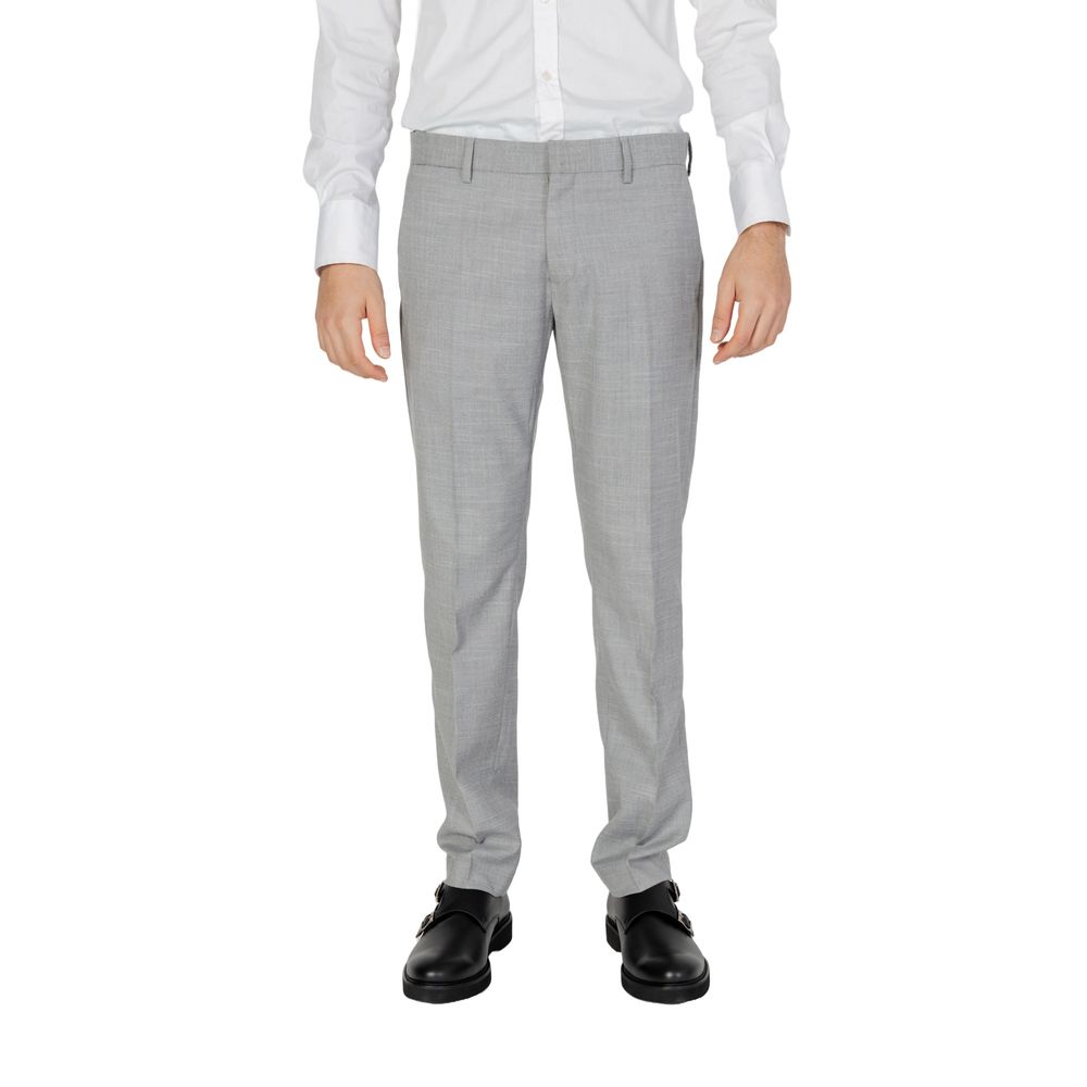 Antony Morato Pantalon habillé gris en polyester