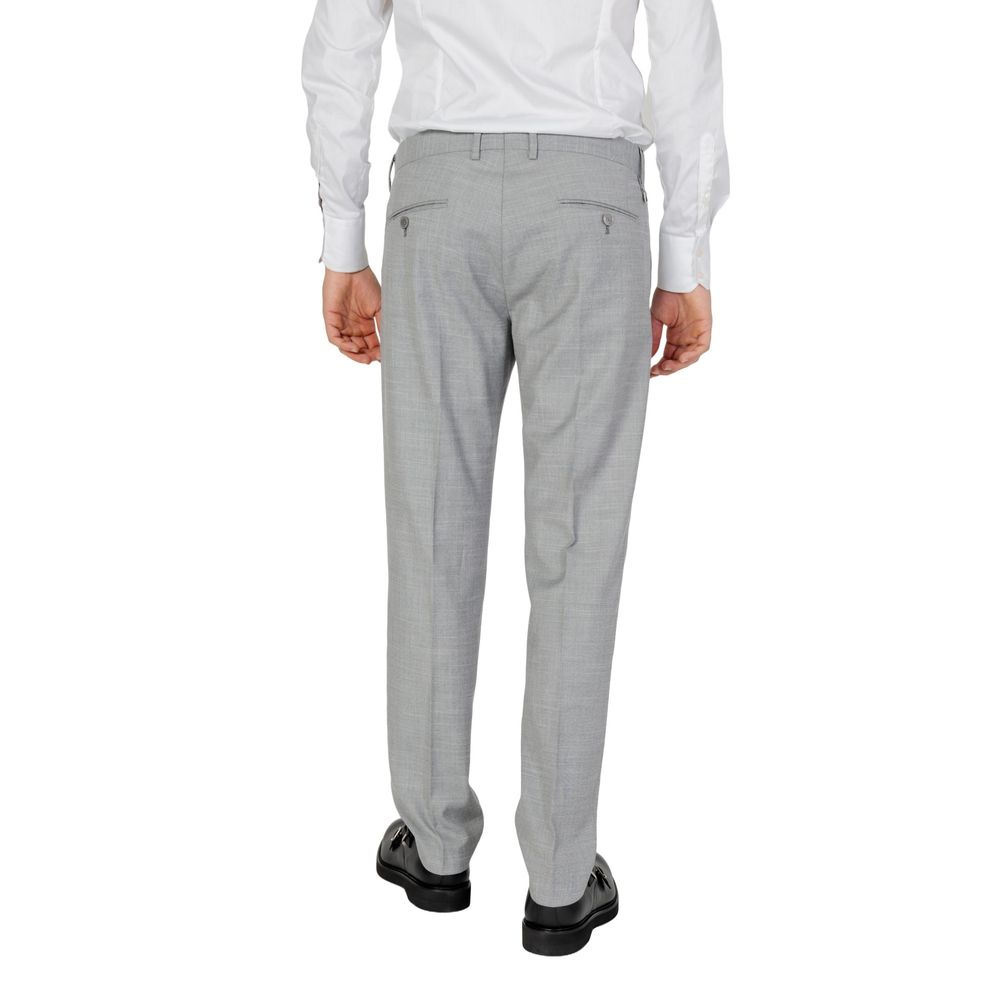 Antony Morato Pantalon habillé gris en polyester