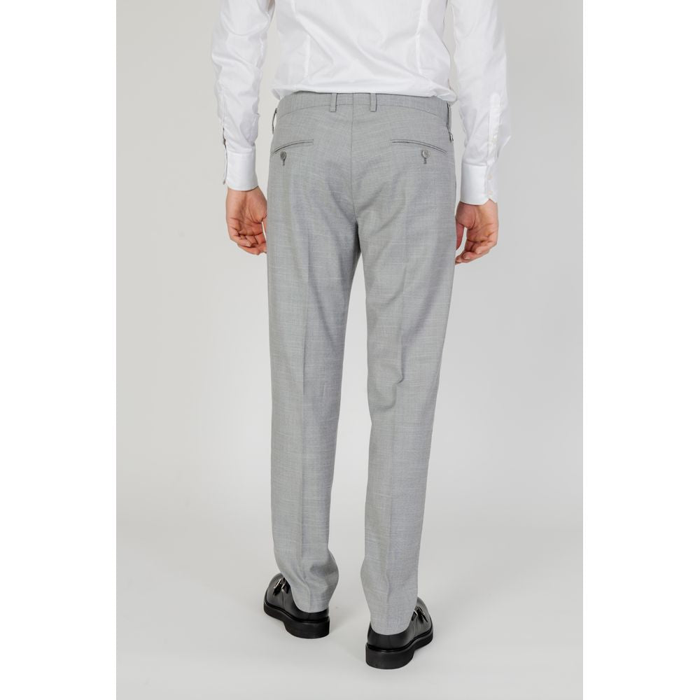 Antony Morato Pantalon habillé gris en polyester