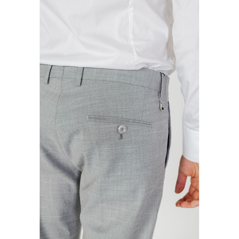 Antony Morato Pantalon habillé gris en polyester