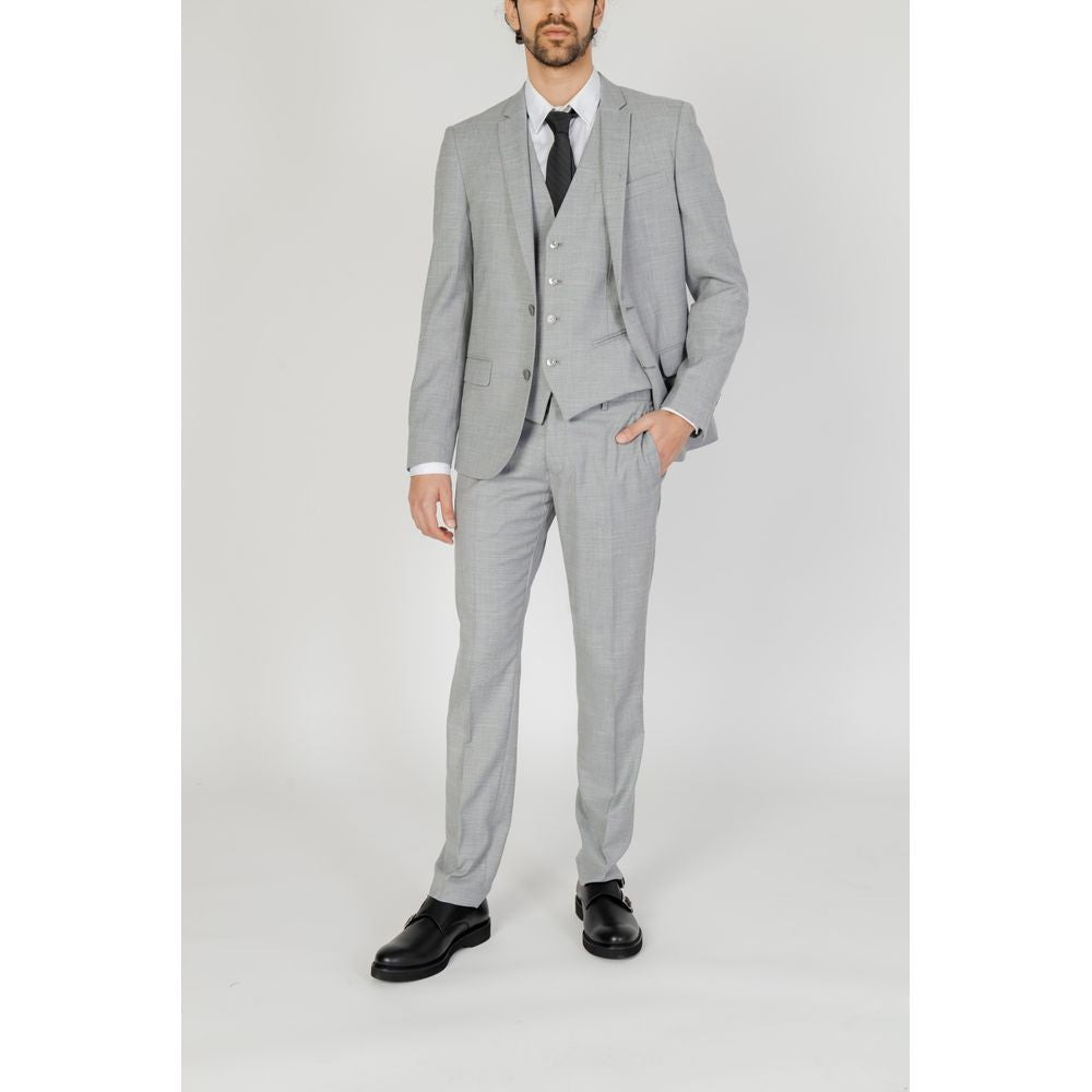 Antony Morato Pantalon habillé gris en polyester