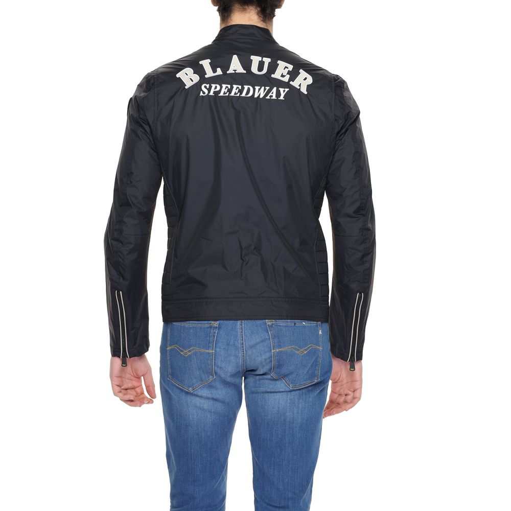 Blauer Schwarze Polyamidjacken und -mäntel