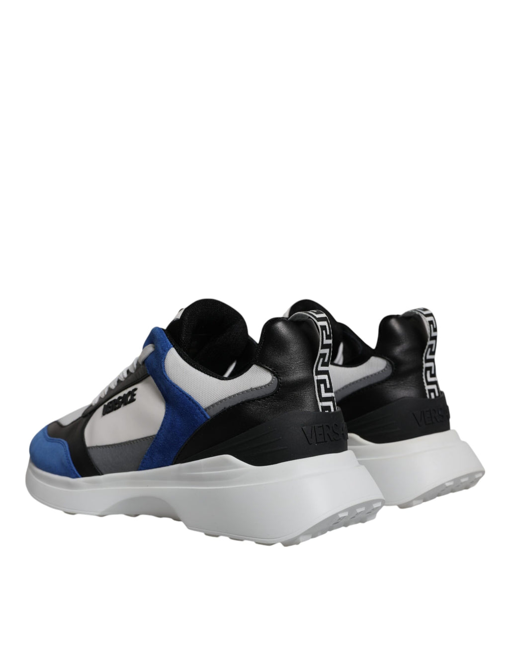 Chaussures Sneakers Basses Versace Medusa en Tissu Quadricolore Multicolore