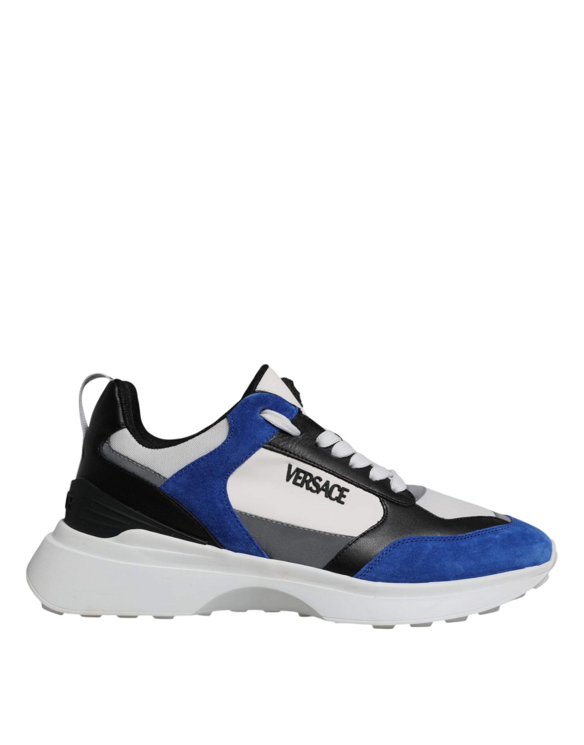 Chaussures Sneakers Basses Versace Medusa en Tissu Quadricolore Multicolore