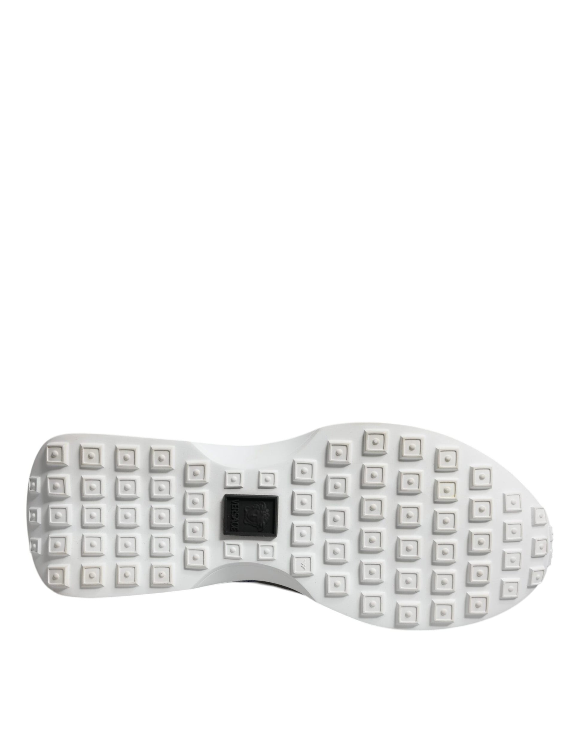 Chaussures Sneakers Basses Versace Medusa en Tissu Quadricolore Multicolore
