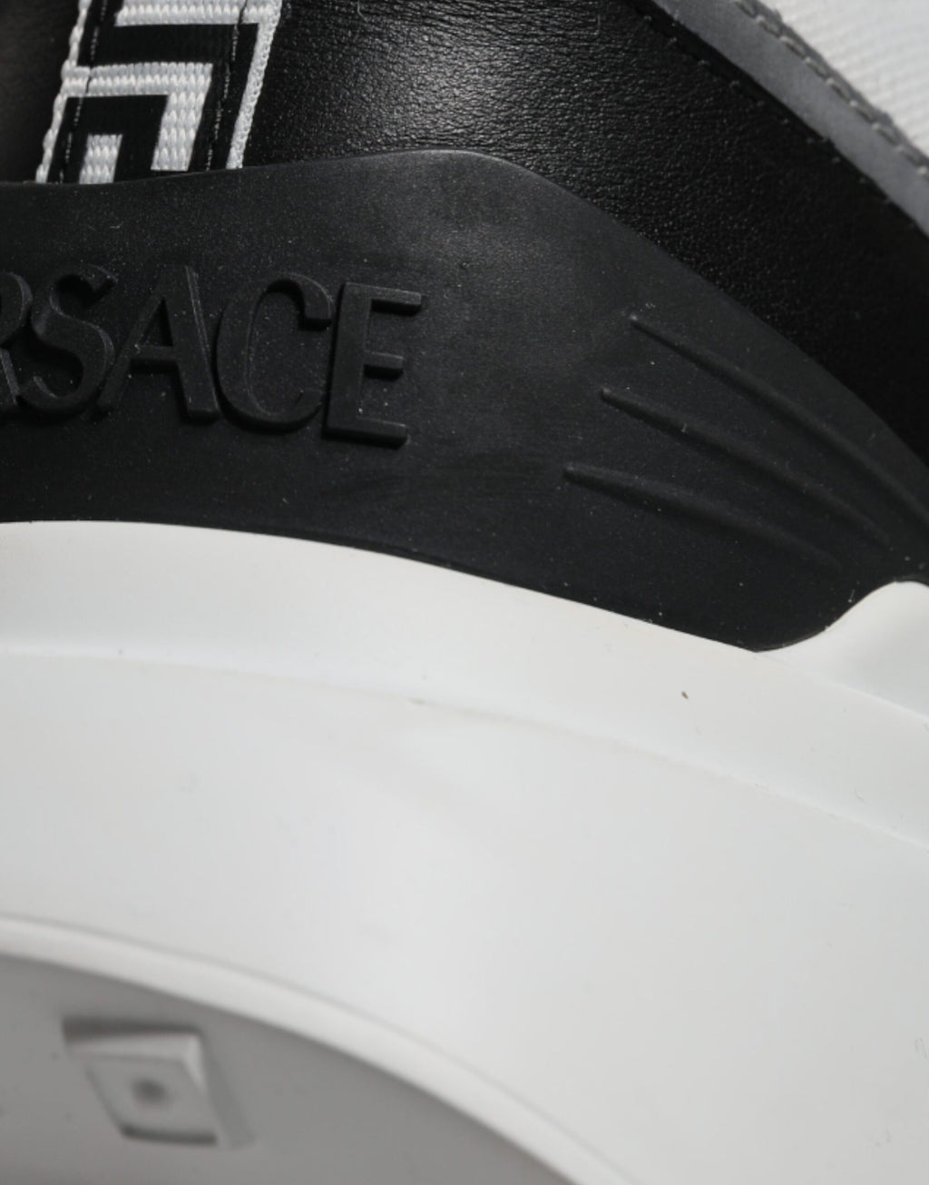 Chaussures Sneakers Basses Versace Medusa en Tissu Quadricolore Multicolore