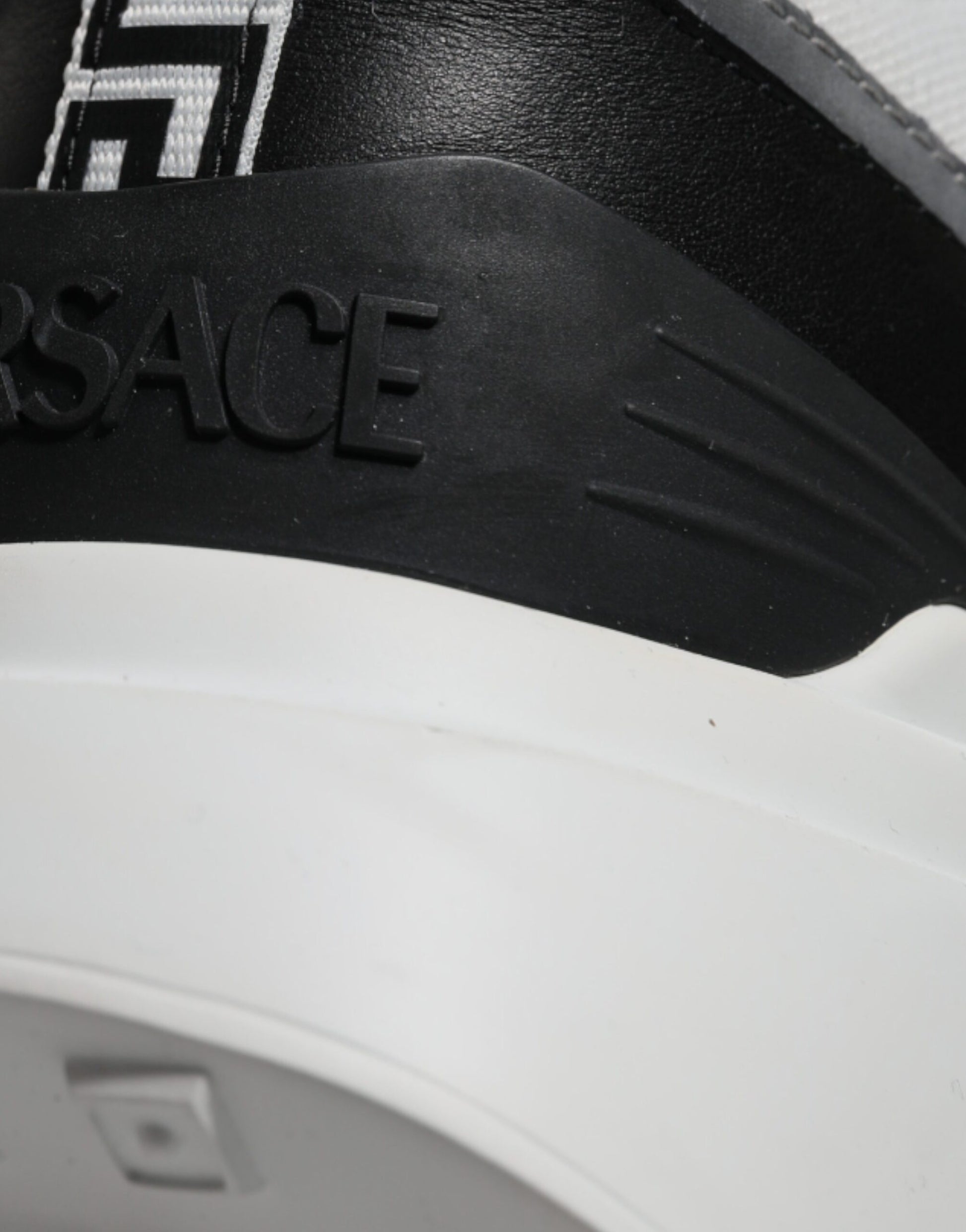 Chaussures Sneakers Basses Versace Medusa en Tissu Quadricolore Multicolore