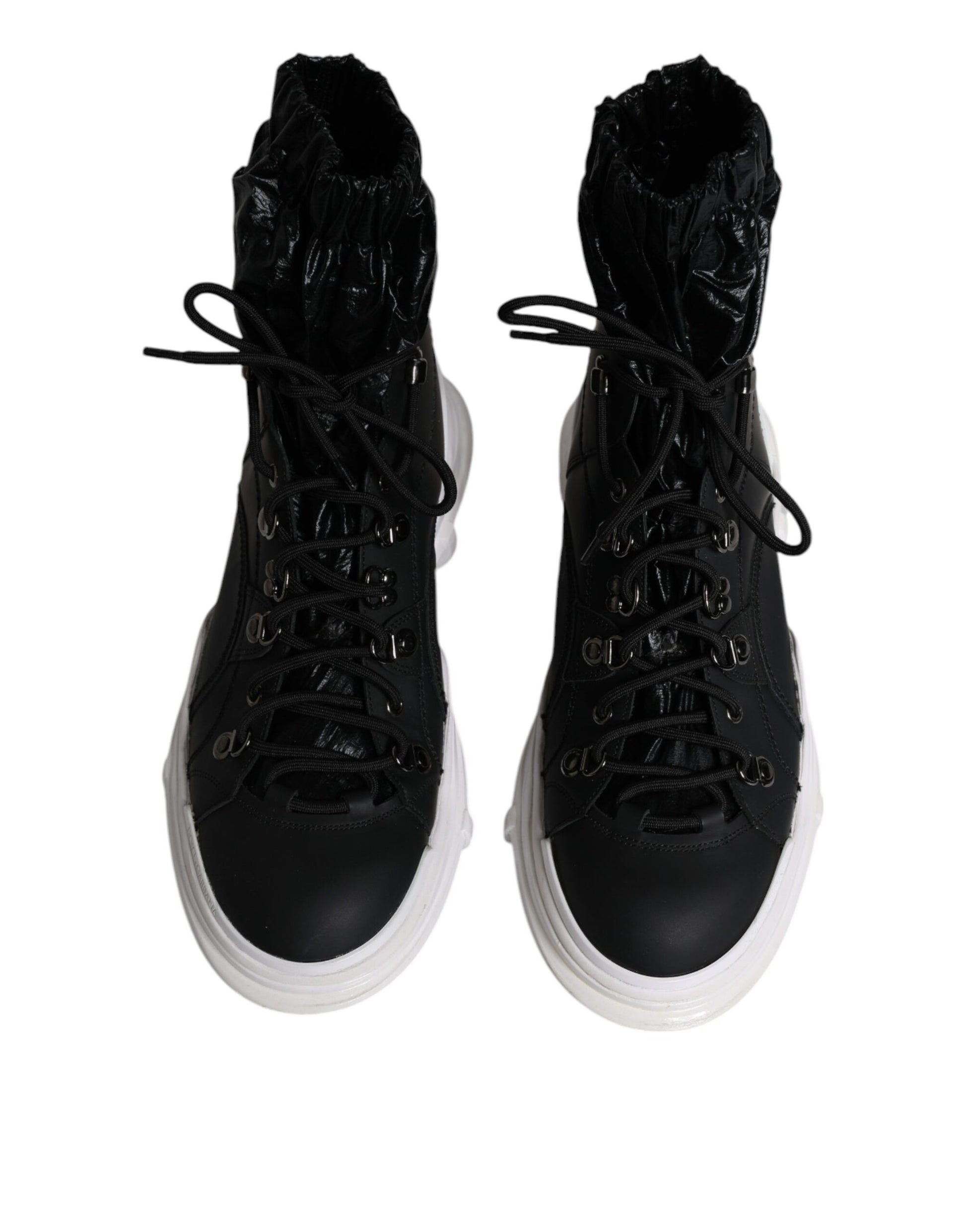 Dolce & Gabbana Baskets montantes Galileo en nylon noir