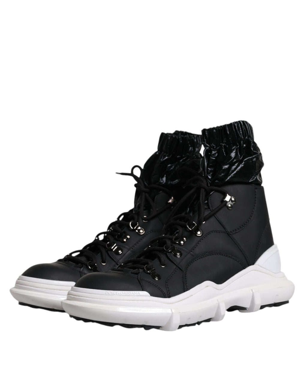 Dolce & Gabbana Baskets montantes Galileo en nylon noir