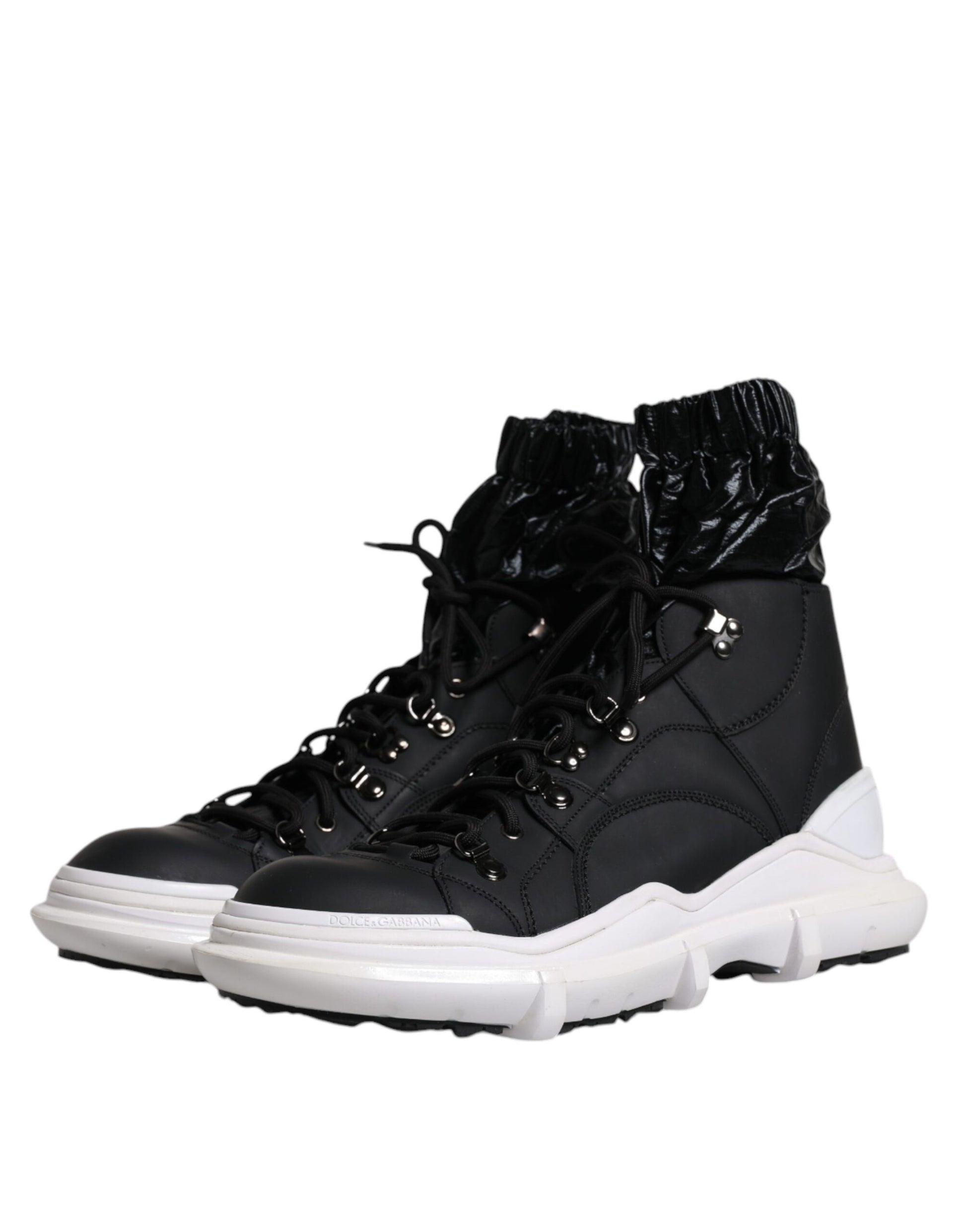 Dolce & Gabbana Baskets montantes Galileo en nylon noir