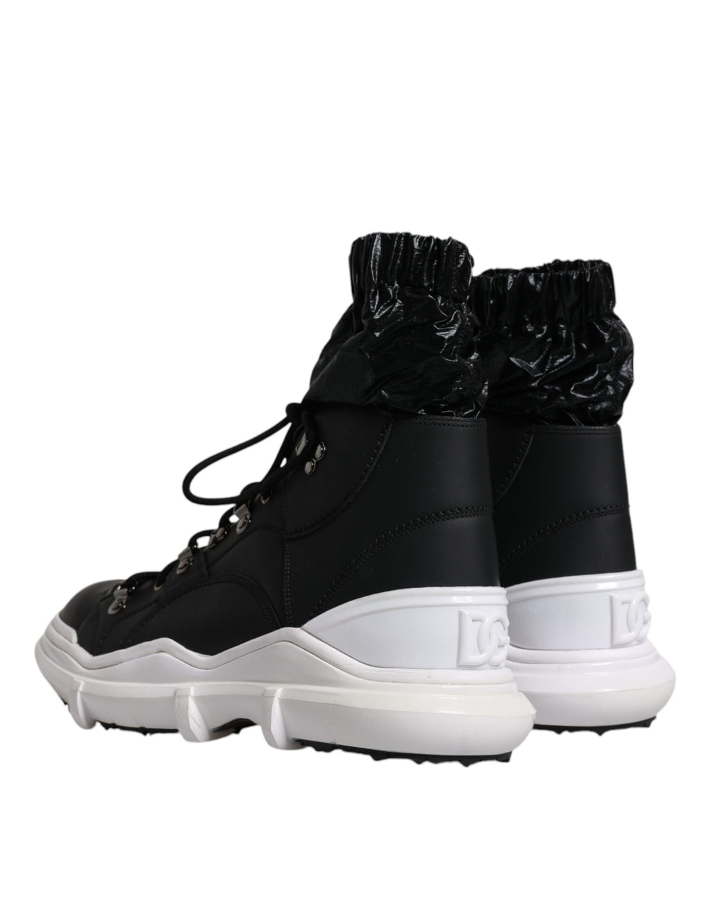 Dolce & Gabbana Baskets montantes Galileo en nylon noir