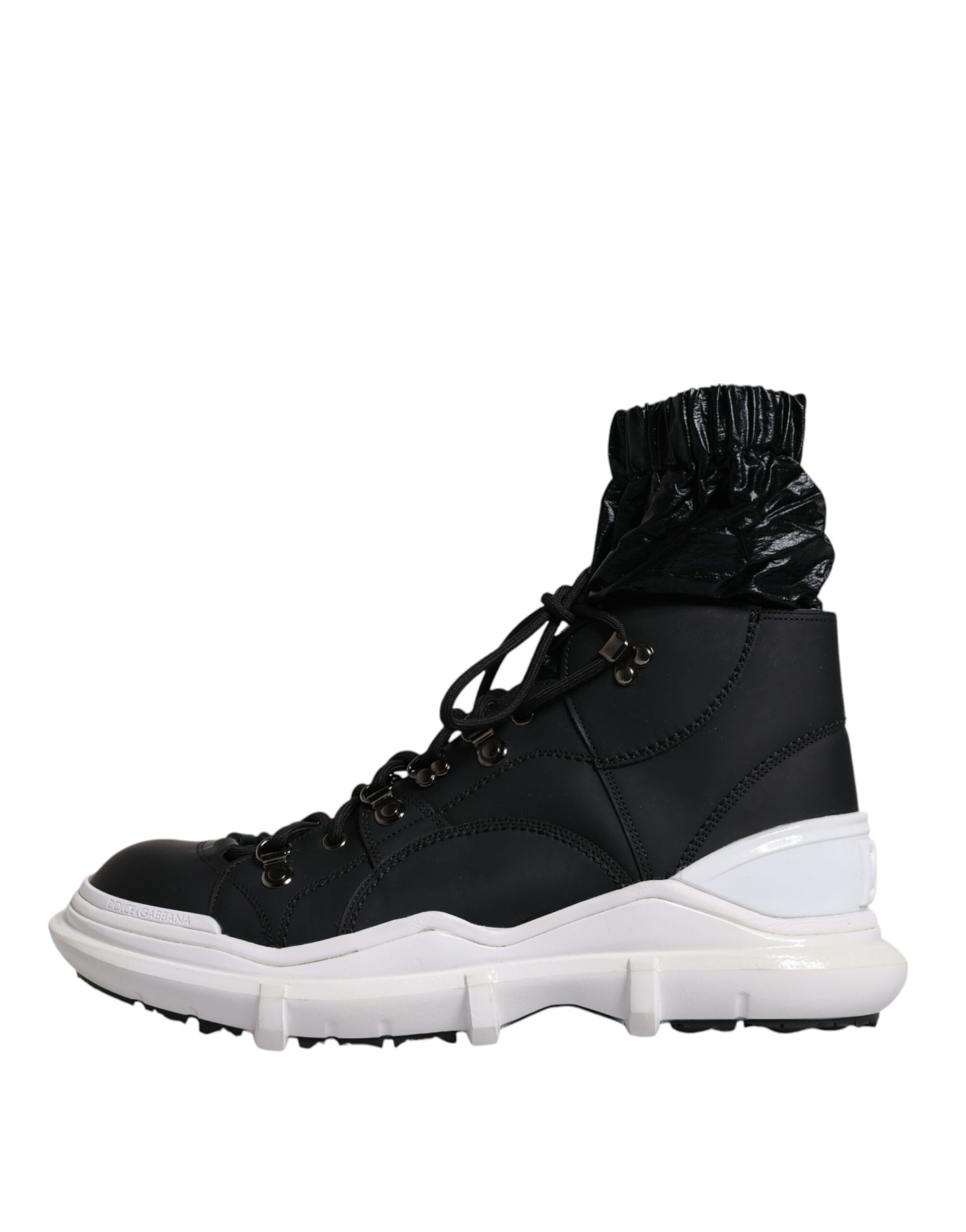 Dolce & Gabbana Baskets montantes Galileo en nylon noir
