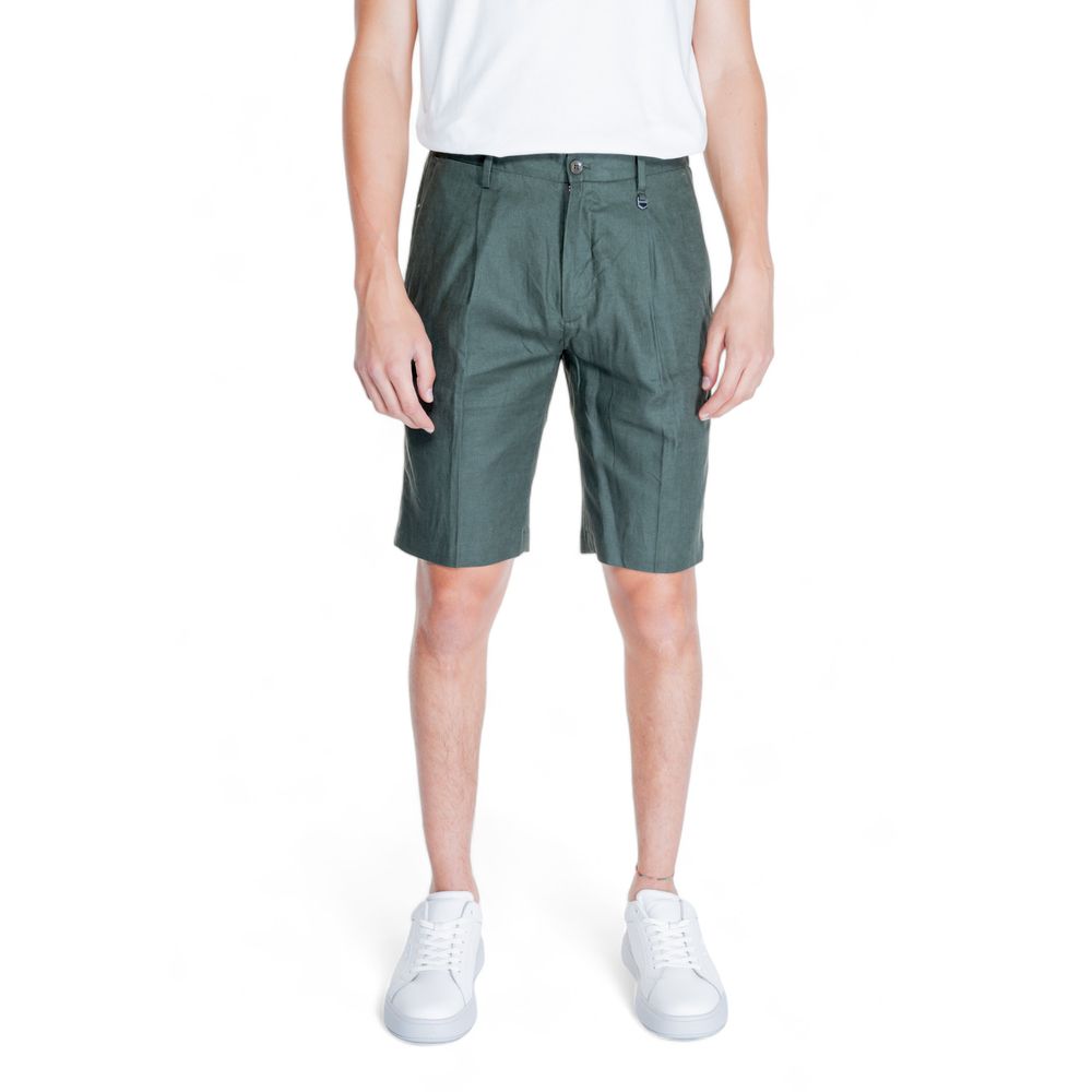 Antony Morato Bermuda en lin vert